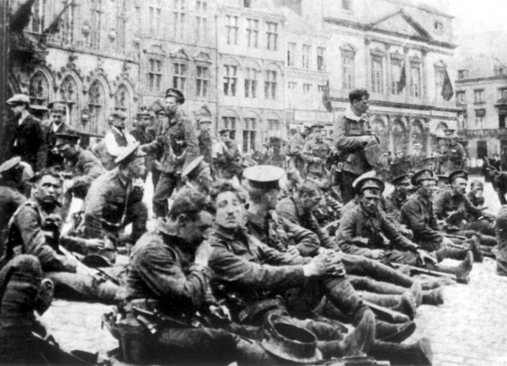4th Batallion Roya Fusiliers - 22 August 1914, Mons