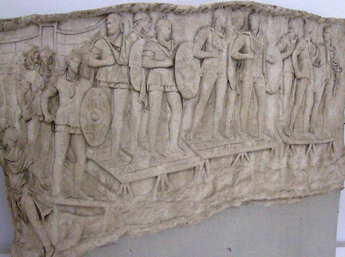 Auxilia on Trajans column