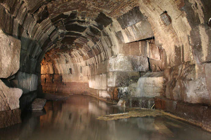 Cloaca Maxima sewer in Rome 