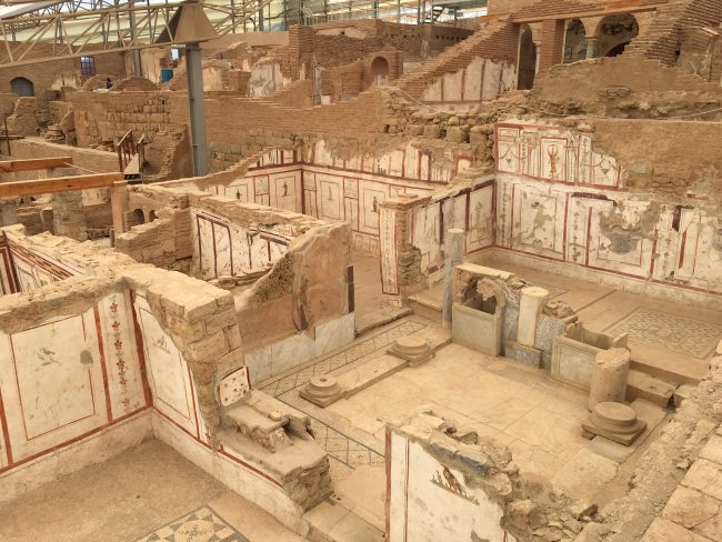 The 'terrace houses' at Ephesus