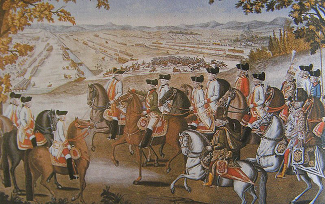 Imperador José II e seus Soldados.