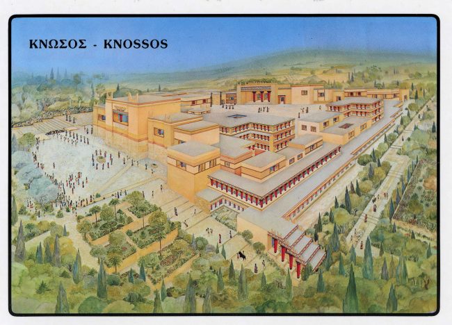 Minoan palace Knossos