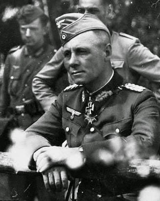 Rommel Wearing his Blue Max & Iron Cross