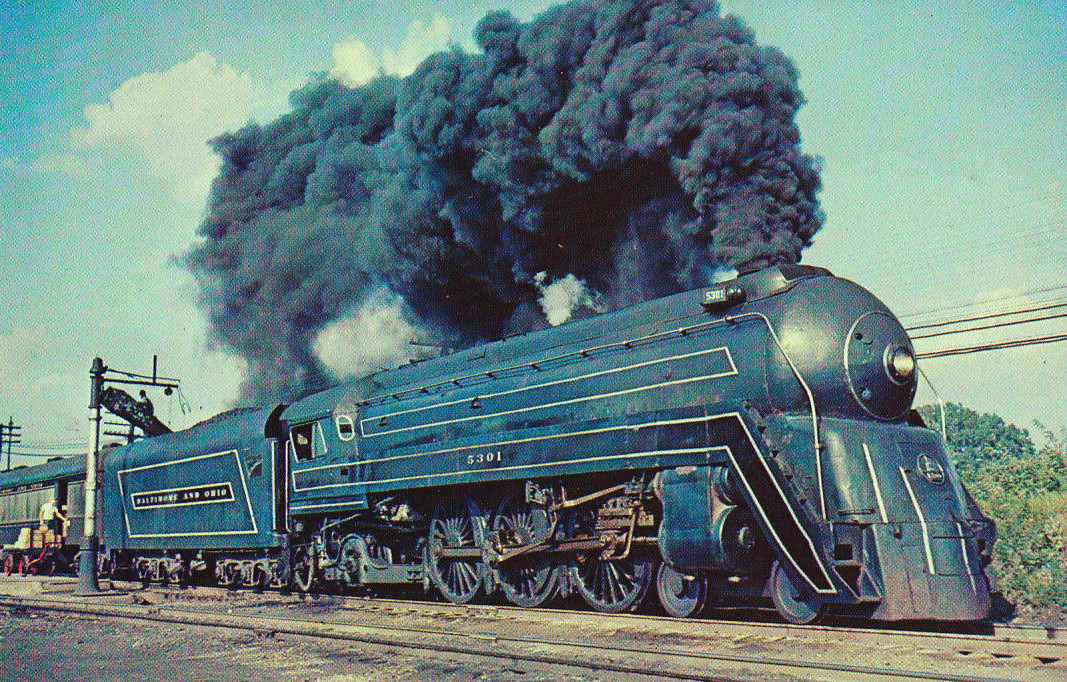 The Cincinnatian Baltimore and Ohio steam locomotive