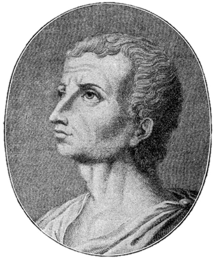 Fictional portrait of Titus Livius or Livy, the early Roman historian. 