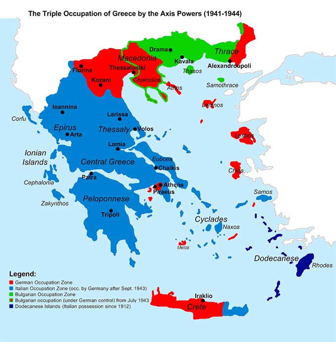nazi occupation of greece
