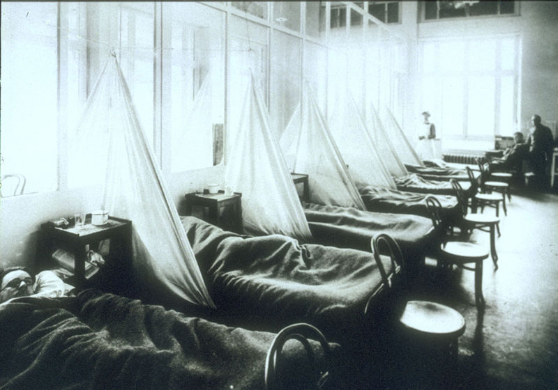 US camp 1918 influenza