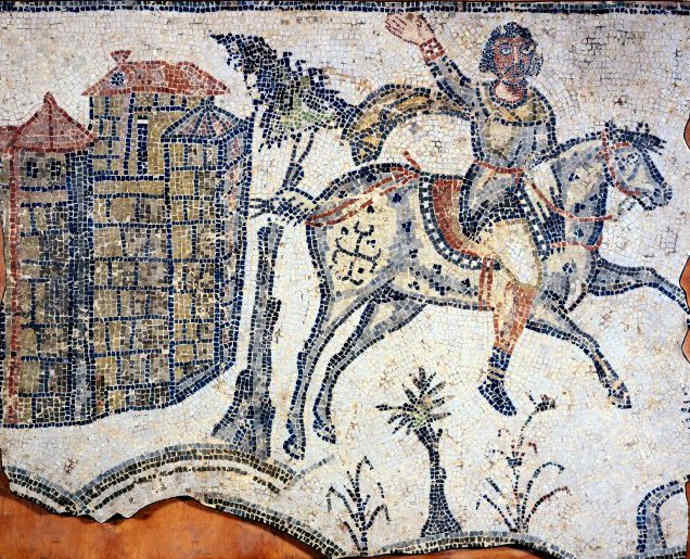 Mosaic of a Vandal Horseman