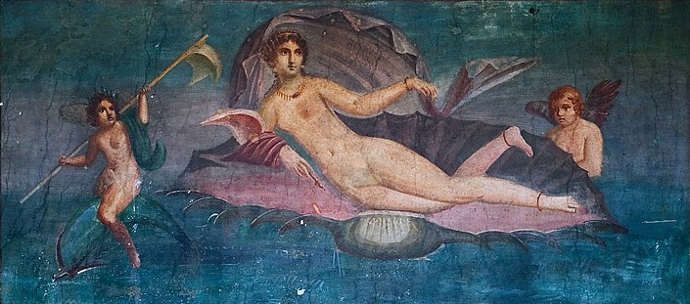 Roman depiction of Venus goddess of love