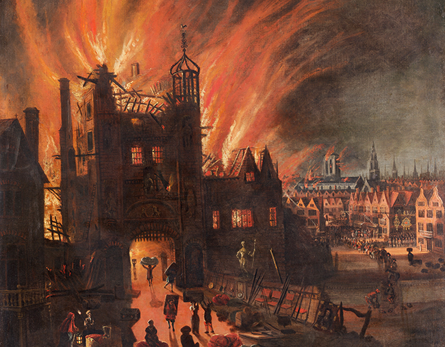 the great fire of london pepys