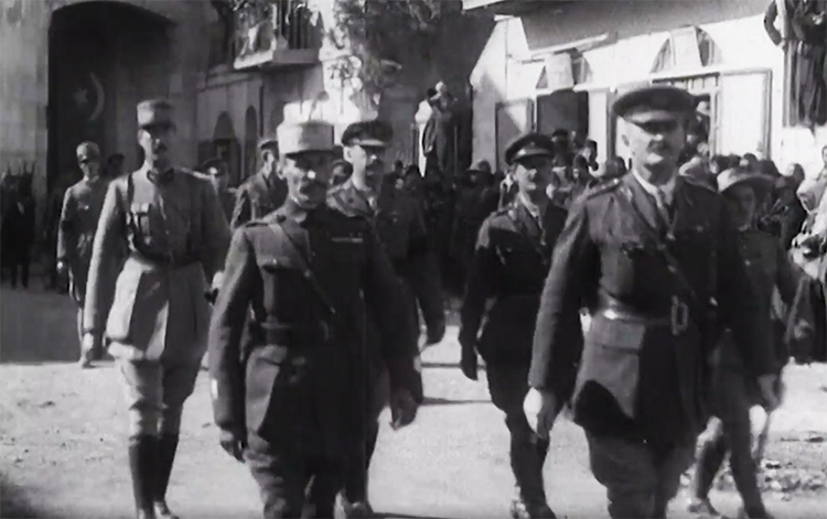 As forças lideradas pelos britânicos capturaram Jerusalém em dezembro de 1917