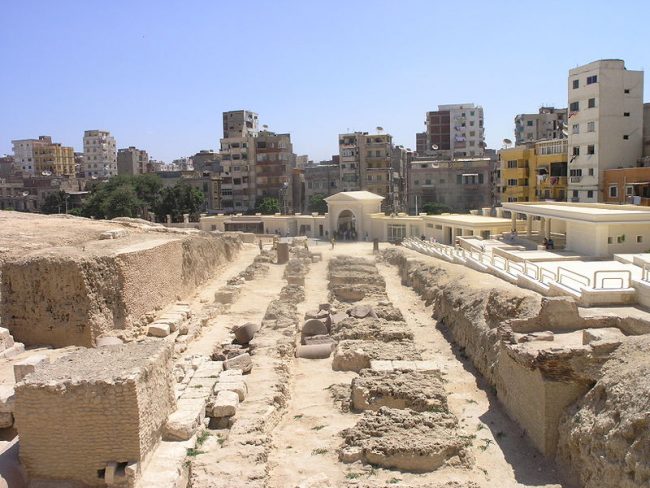 Remains of the Serapeum of Alexandria