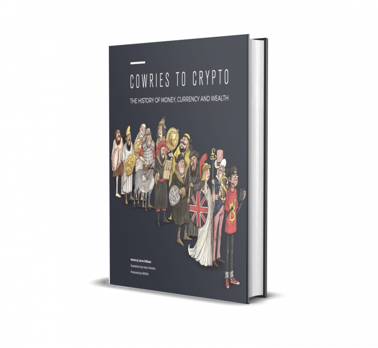 Book cover for Cowries To Crypto: The History of Money, Currency and Wealth
