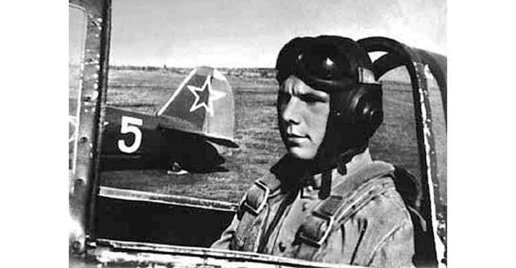 Gagarin as an air cadet in the Saratov flying club c1954