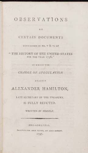 the papers of alexander hamilton