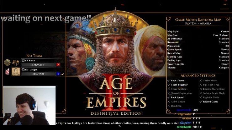 age of empires 2 hd waiting for other players
