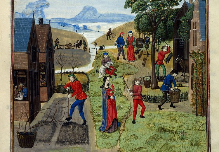 medieval english village life