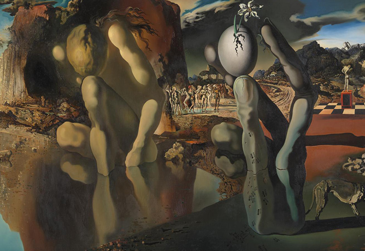 'Metamorfose de Narciso' por Salvador Dalí